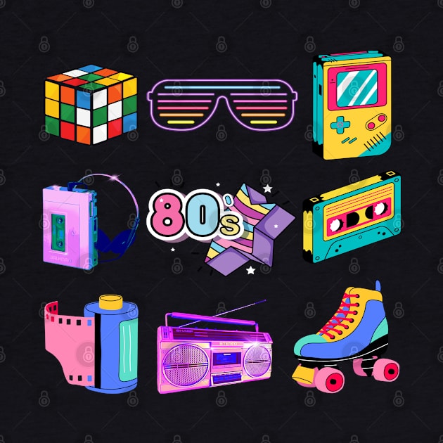 80's Retro Fashion Throwback Culture by mansoury